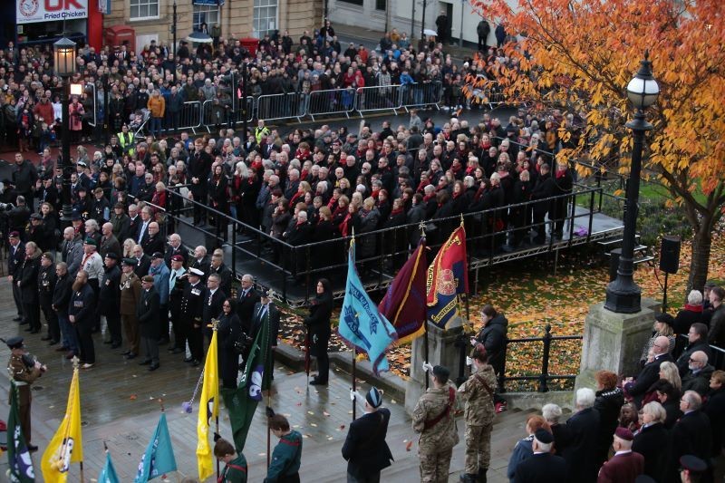 Other image for More than 3,500 attended town centre Remembrance service